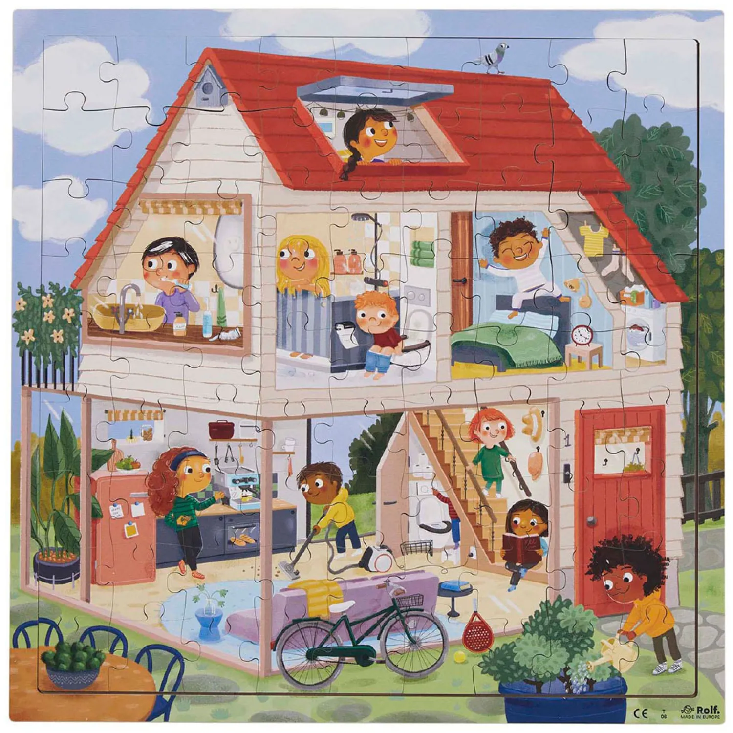 Rolf Connect - Puzzel in en om Het Huis - 81st. New