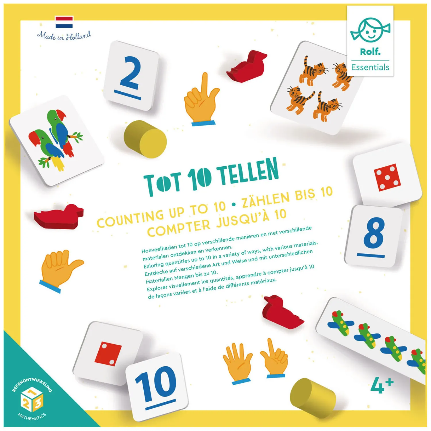 Essentials - Tot 10 Tellen Rekenspel-Rolf Clearance