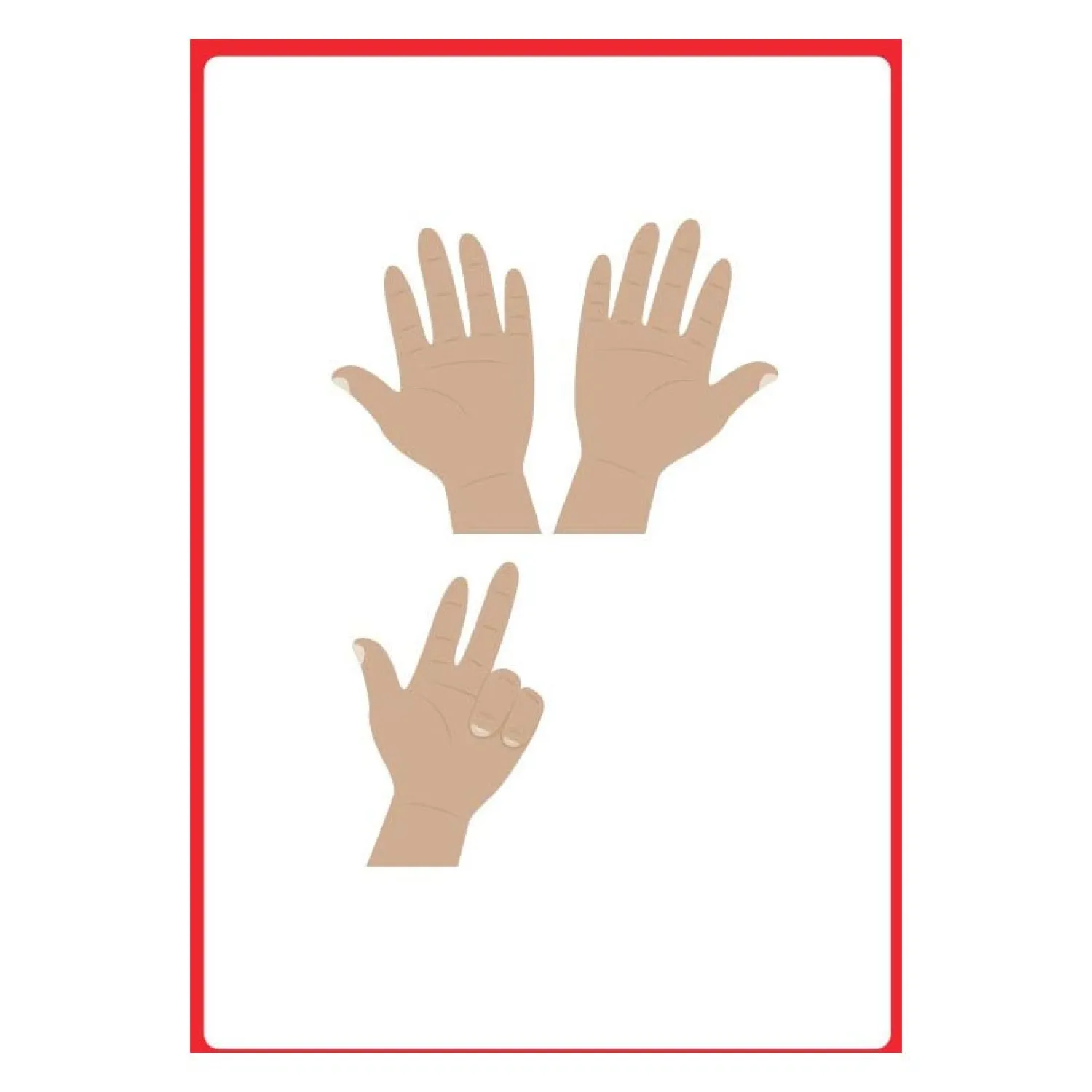 More - Getalkaarten Spelen met Cijfers Vingerbeelden 0-25-Rolf Outlet