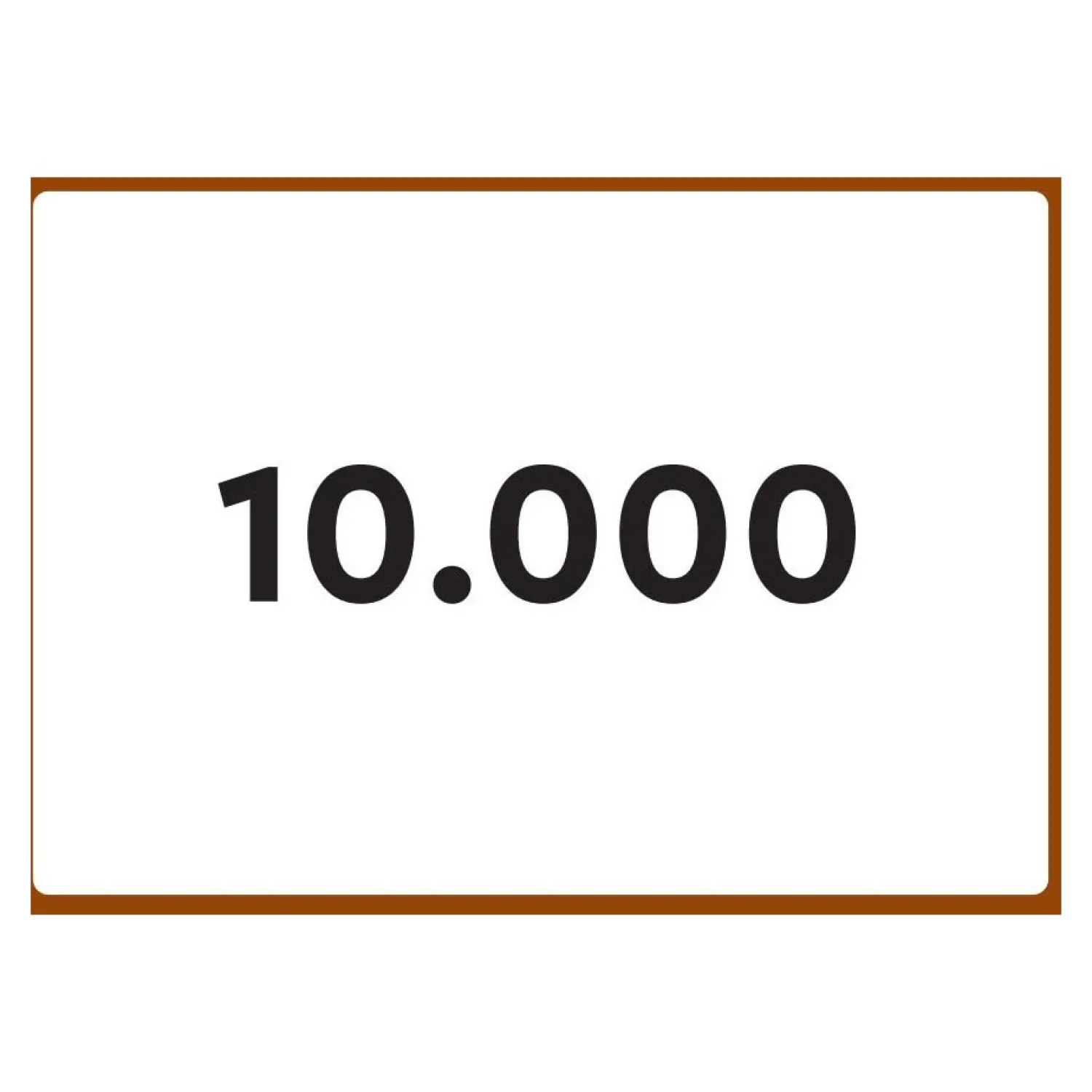 More - Getalkaarten Spelen met Cijfers Tienduizenden tot 250.000-Rolf Hot