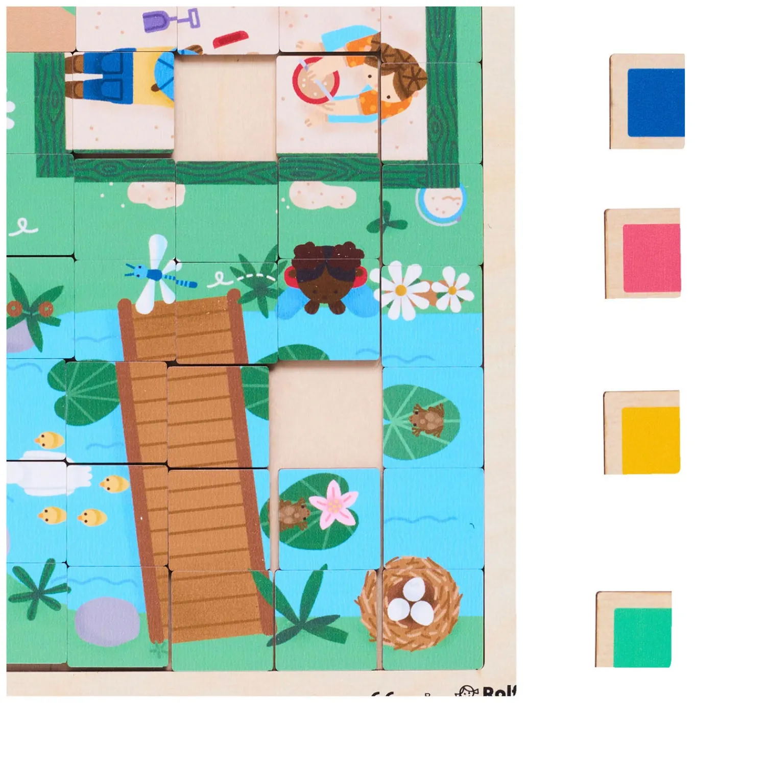 Rolf More - Houten Puzzel Spelen met Oppervlakte Clearance