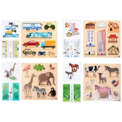 Rolf More - Houten Puzzelplank Verkeer, 8st. Best