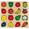 Noppenpuzzel Hout Vruchten, 16st.>Rolf Online