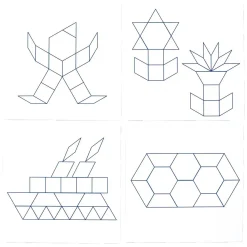 Originals - Houten Geo Vormenset-Rolf Discount