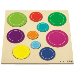 Relief - Puzzel Ontdek de Grootte Bubbels, 10st.>Rolf Best