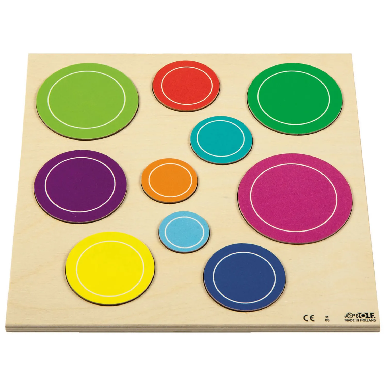 Relief - Puzzel Ontdek de Grootte Bubbels, 10st.>Rolf Best