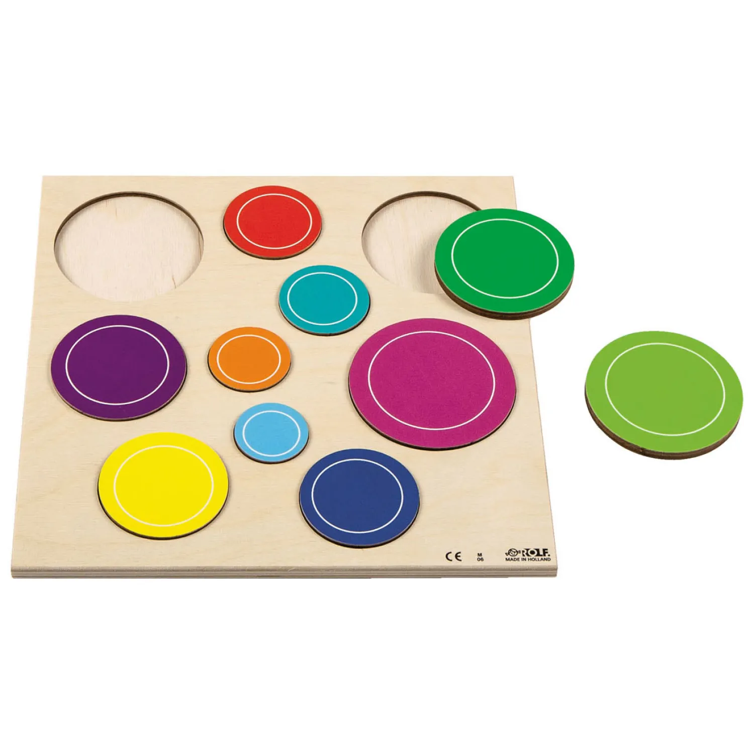 Relief - Puzzel Ontdek de Grootte Bubbels, 10st.>Rolf Best