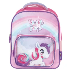 Rugzak Eenhoorn met Transparante Voorzak Hot
