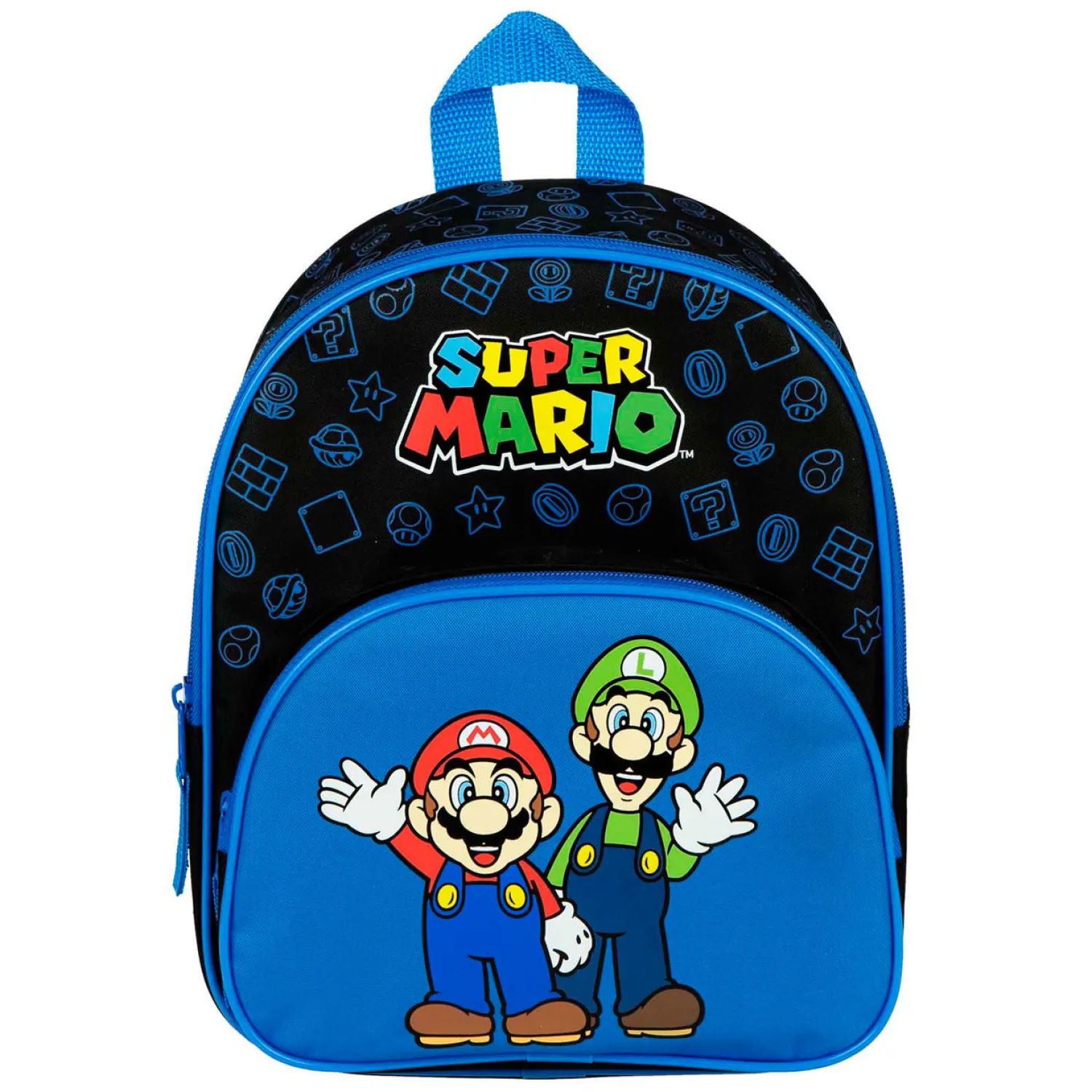 Rugzak met Voorvak Super Mario Blauw-Undercover Outlet