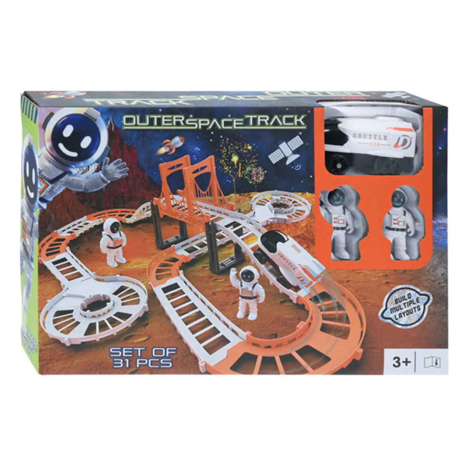Ruimte Racebaan Speelset, 31dlg. Clearance