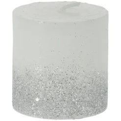 Rustieke Kaarsen met Glitters, 24st.- New