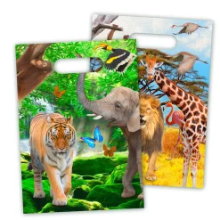 Folat BV Safari Uitdeelzakjes, 8st. New