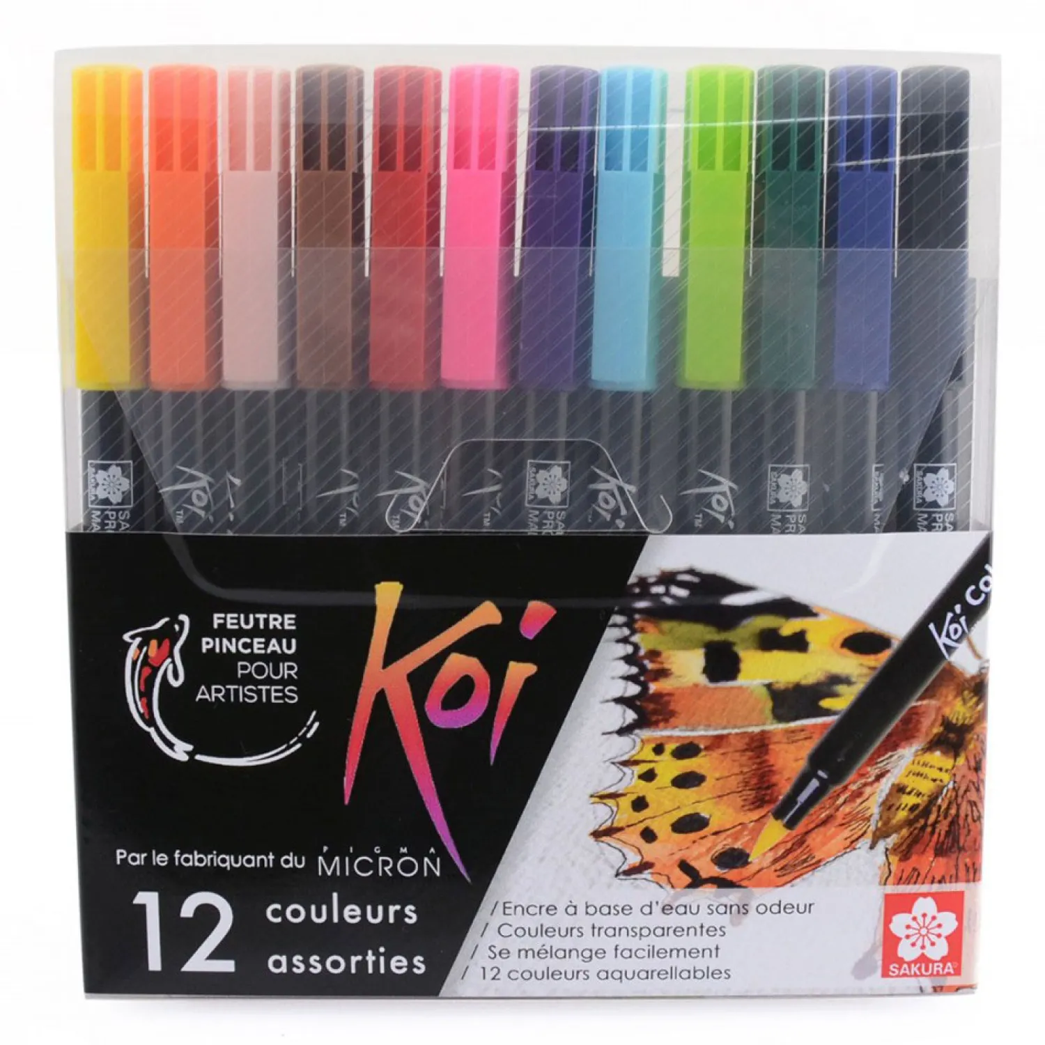 Sakura Koi Color Brush Penseelstiften Set, 12dlg. Clearance