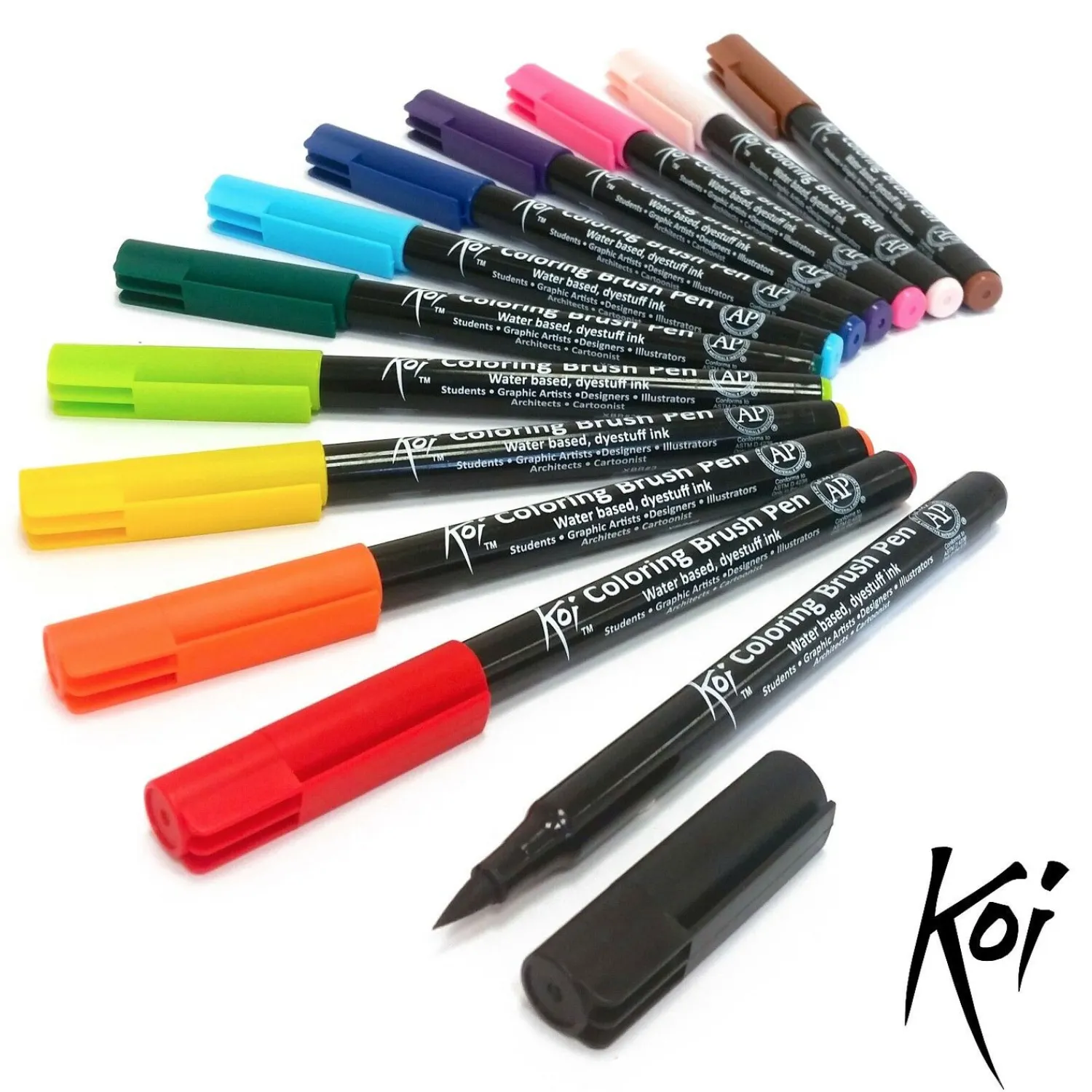 Sakura Koi Color Brush Penseelstiften Set, 12dlg. Clearance