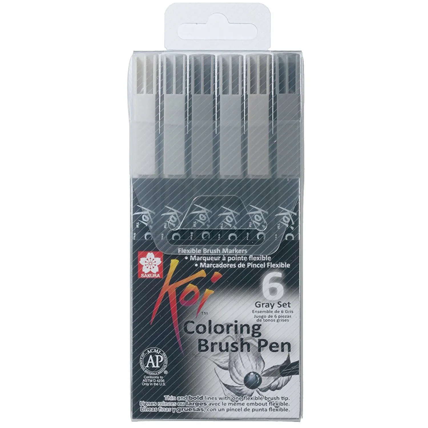Koi Color Brush Set, 6dlg.>Sakura Outlet