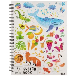 Schetsboek A4, 40 Vellen-Creative craft group New