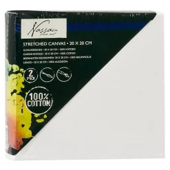 Schilder Canvas 20x20cm, 2st.-Creative Craft Group Outlet