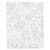 Schildercanvas met Print Bloemen - 24x30cm-Creativ Company Sale