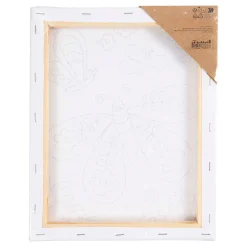 Creativ Company Schildercanvas met Print Grote Vlinder - 24x30cm Clearance