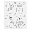 Schildercanvas met Print Robots - 24x30cm-Creativ Company New