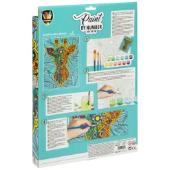 Schilderen op Nummer Canvas - Giraffe>Grafix Sale