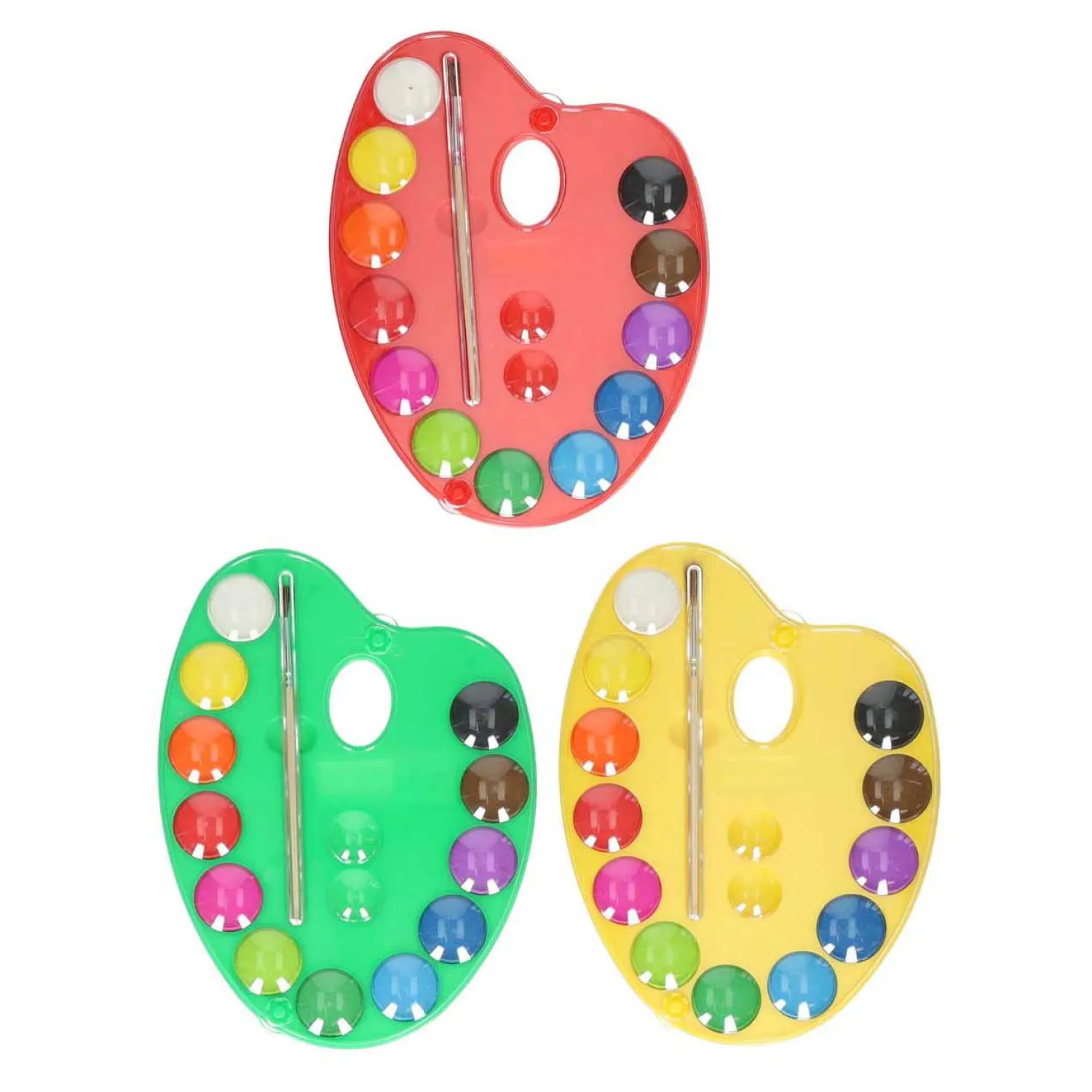 Schilderspalet 12 Kleuren en Kwast Sale