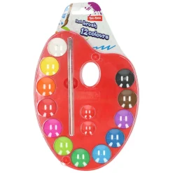 Schilderspalet 12 Kleuren en Kwast Sale