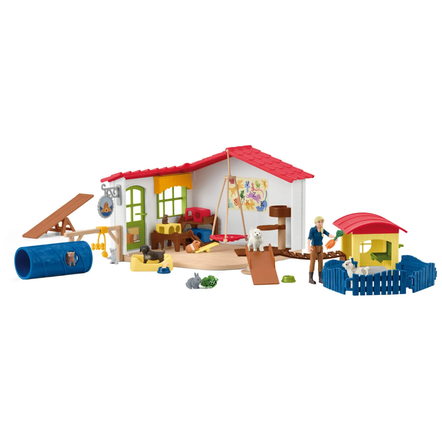 schleich FARM WORLD Dierenhotel 42607 Online