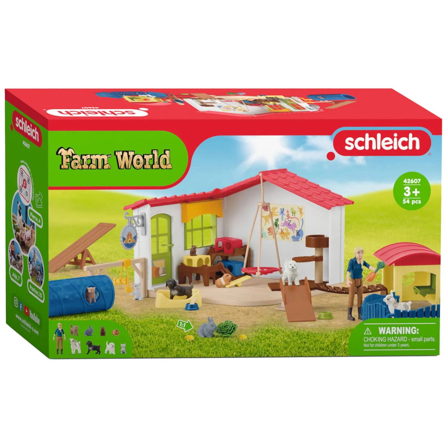 schleich FARM WORLD Dierenhotel 42607 Online