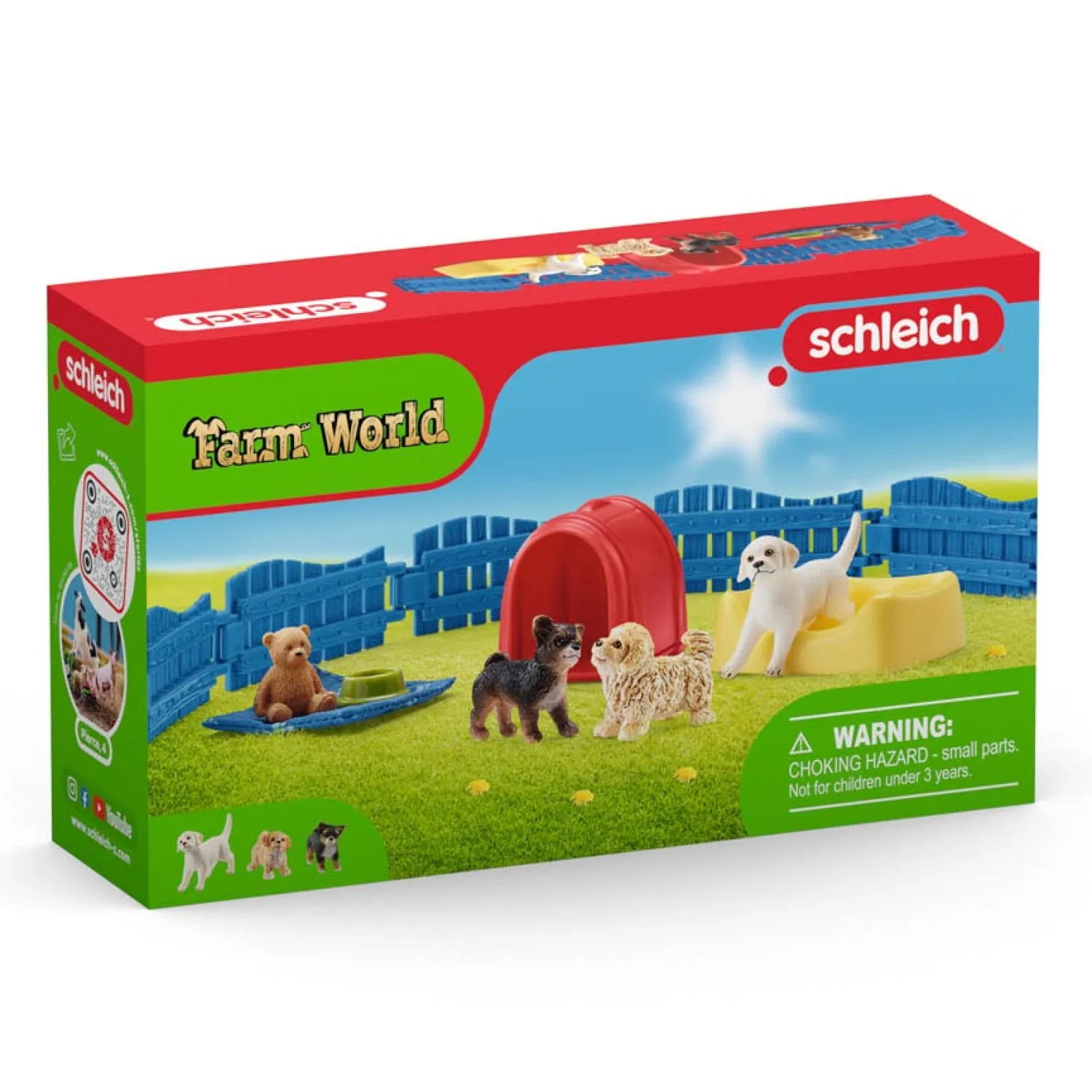 FARM WORLD Puppy Huis 42480-Schleich Sale