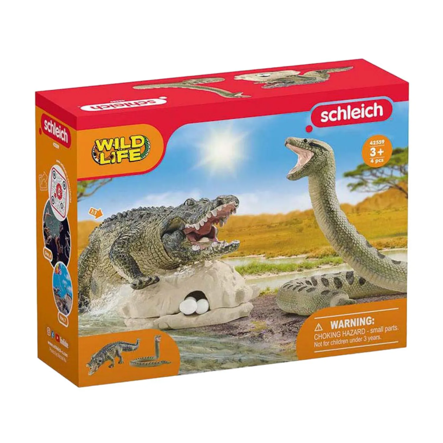 Schleich WILD LIFE Gevaar in het Moeras 42559 Clearance