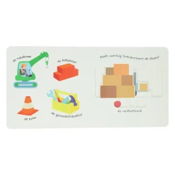 Wins Holland Schuifboekje Spelen en Leren Bouwplaats