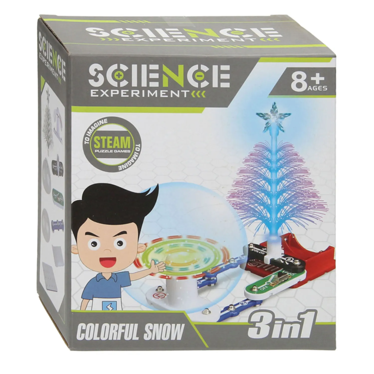 Science Experiment Gekleurde Sneeuw 3in1- Online