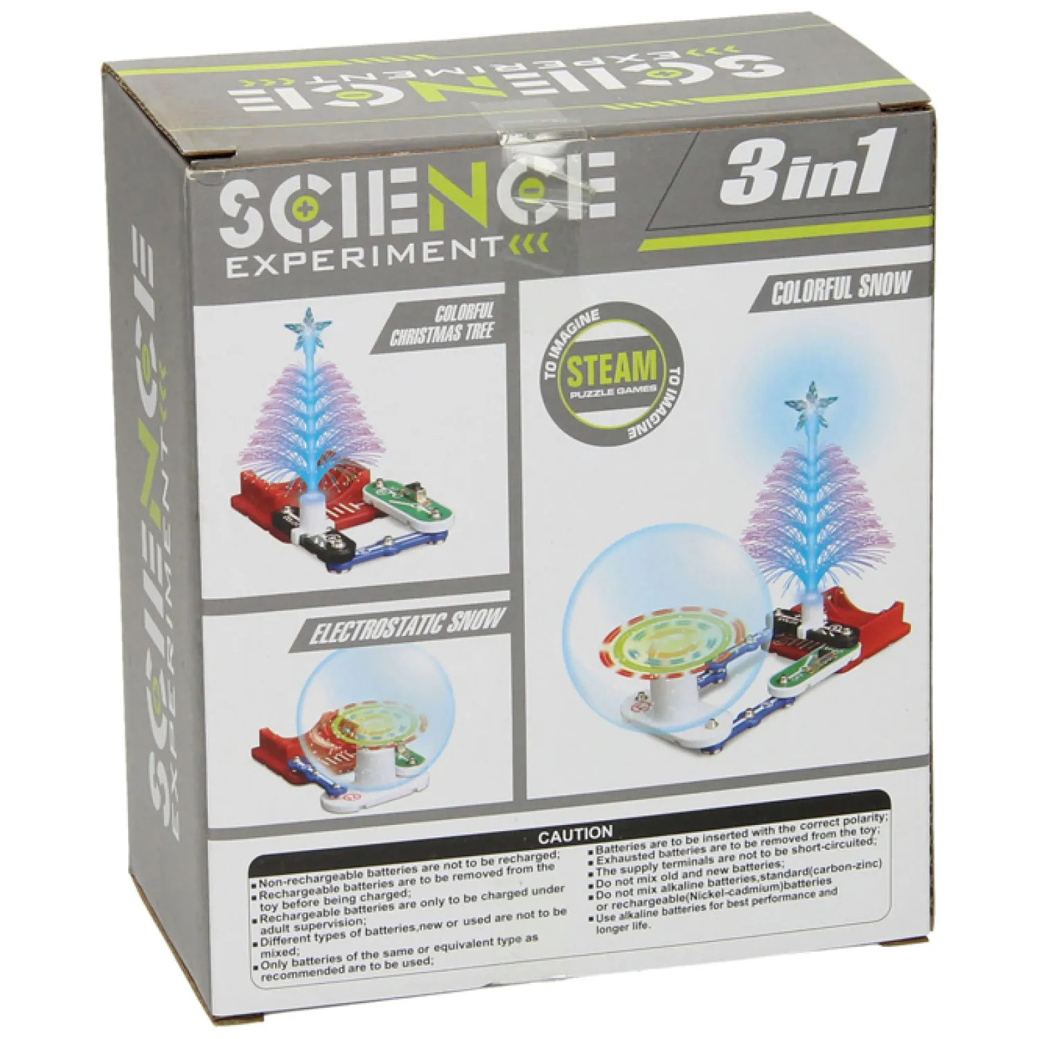 Science Experiment Gekleurde Sneeuw 3in1- Online