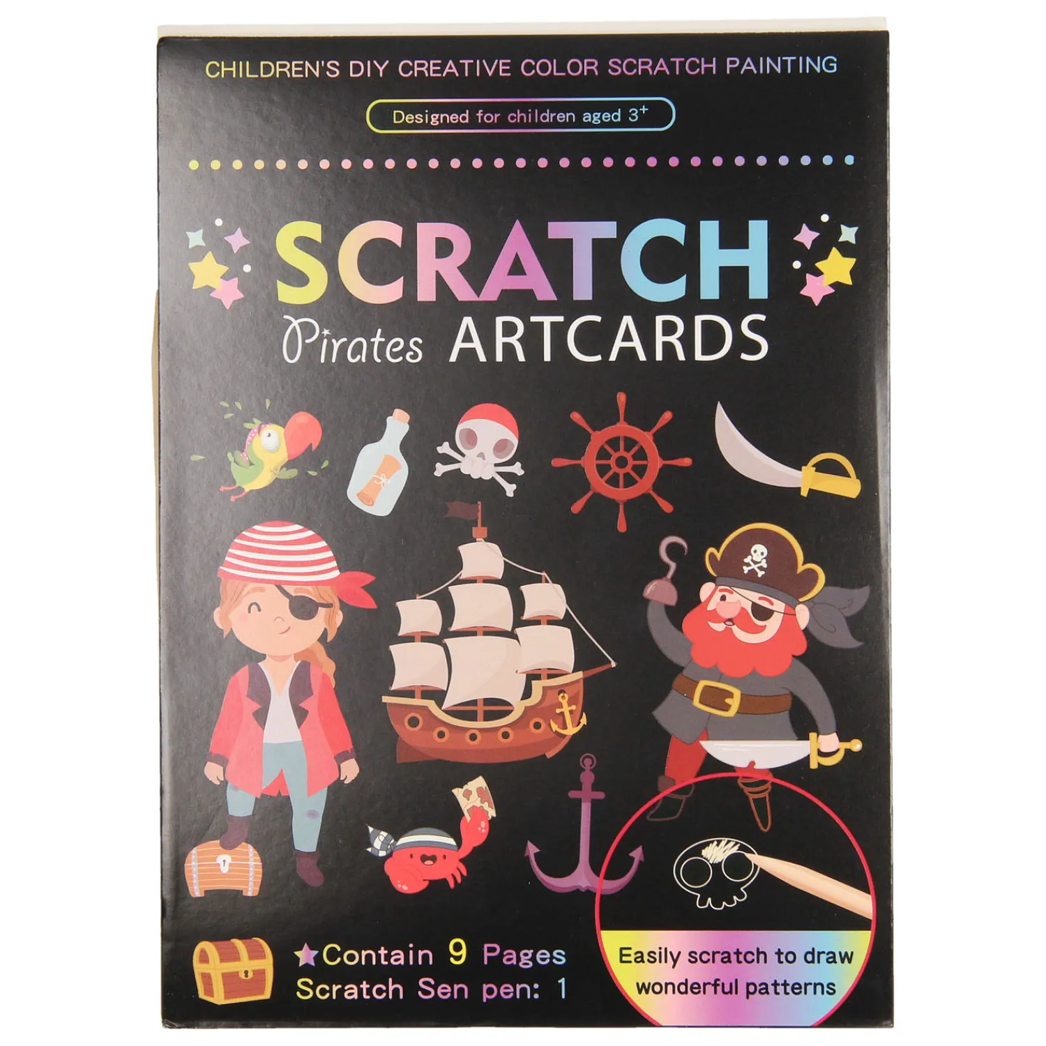 Scratch Kaarten Piraat- Clearance