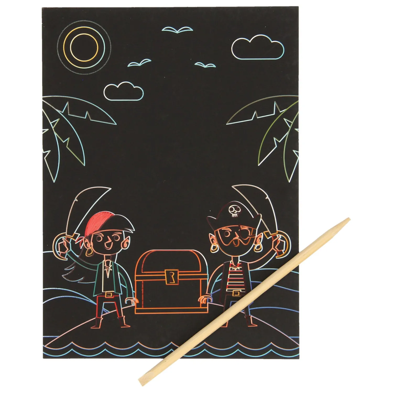 Scratch Kaarten Piraat- Clearance