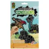 Scratch Set Magneten Dinosaurus, 10st.>Creative Craft Group Outlet