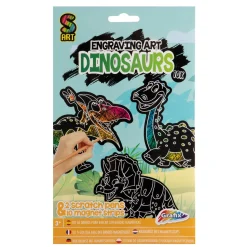Scratch Set Magneten Dinosaurus, 10st.>Creative Craft Group Outlet