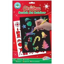 Grafix Scratchkunst Regenboog Kerst Hot