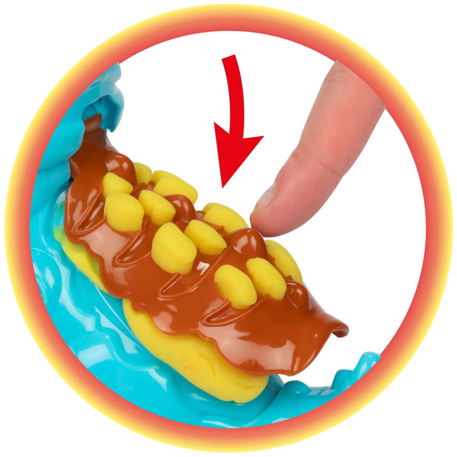 Toi-Toys Sculptidough Kleiset Dino - 5 Kleipotjes Hot