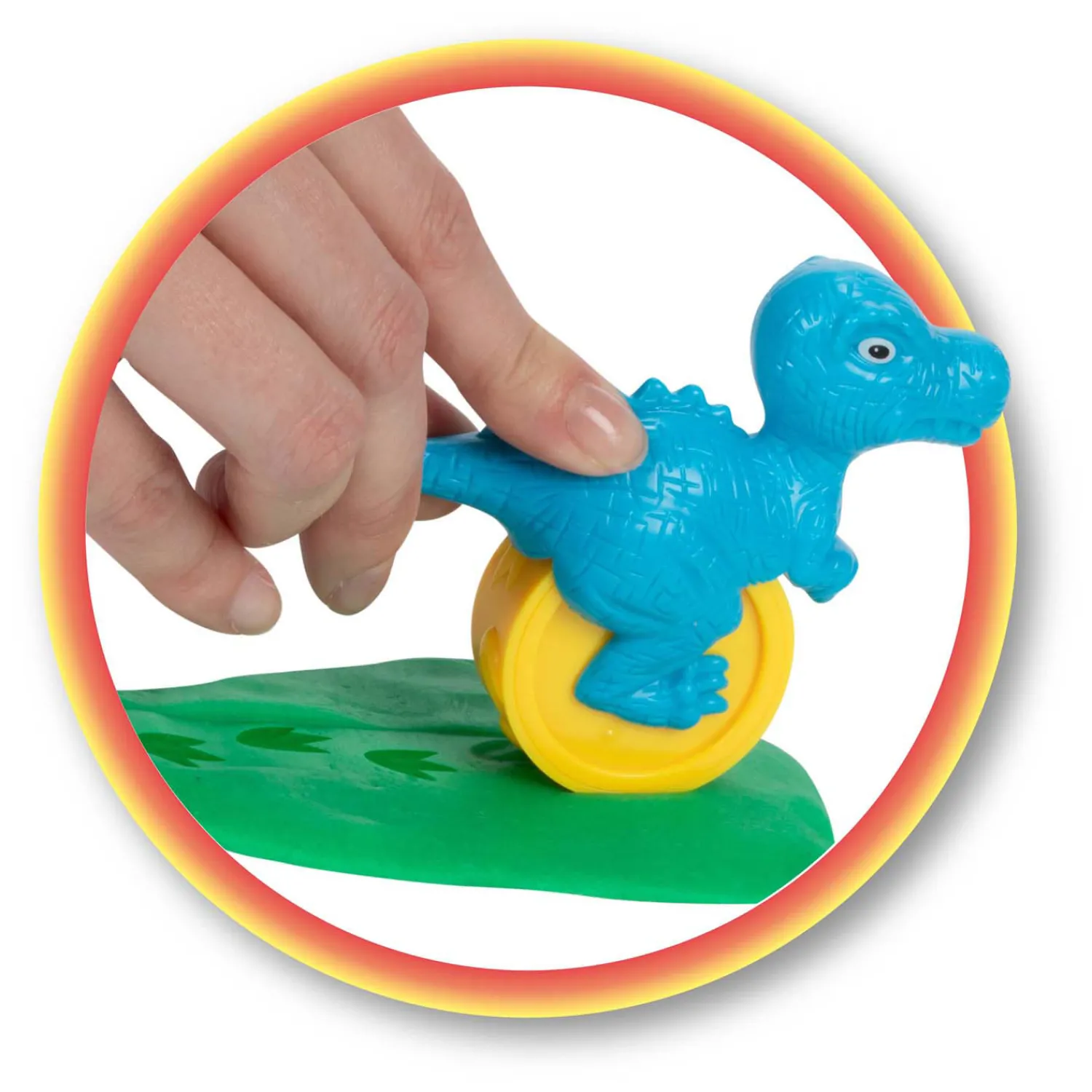 Toi-Toys Sculptidough Kleiset Dino - 5 Kleipotjes Hot