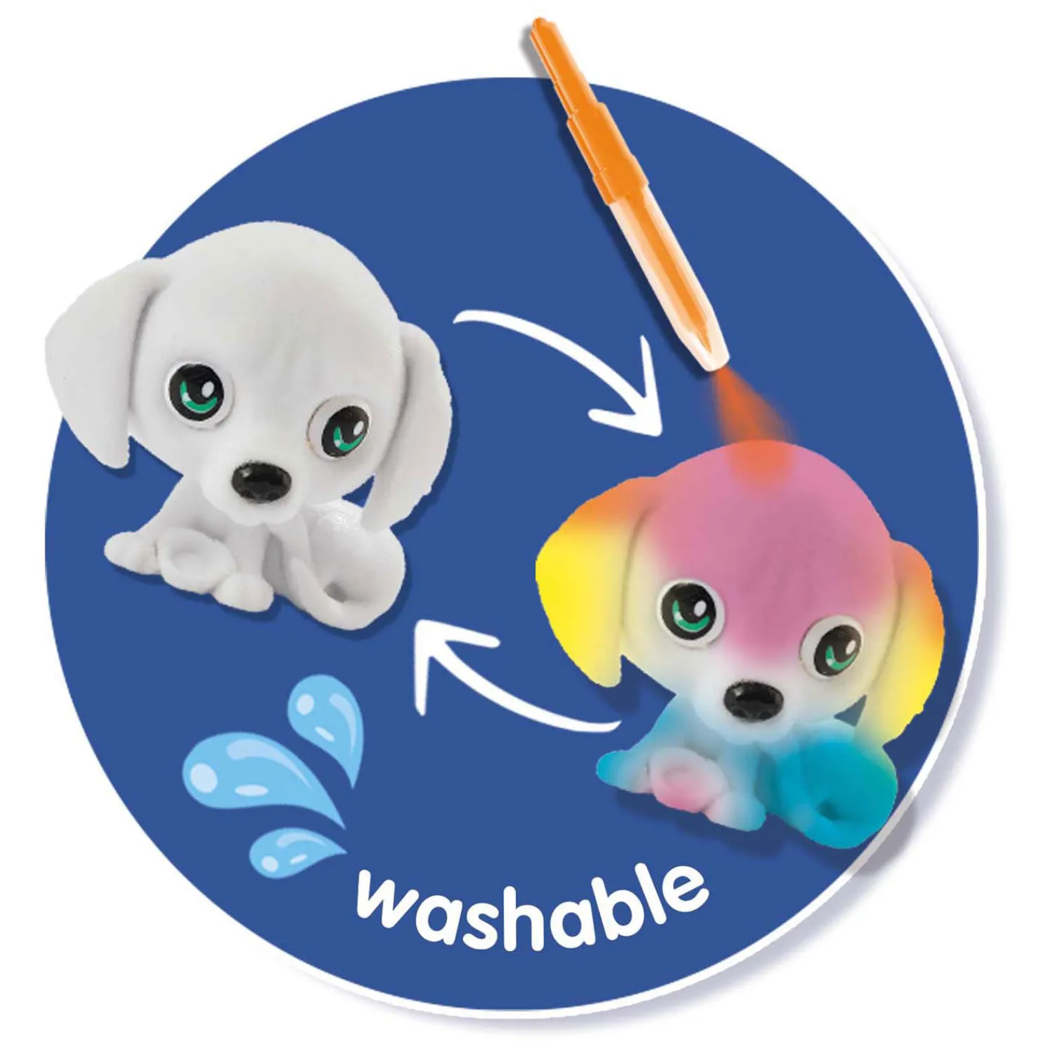 SES Blow Airbrush Pens - Puppy's Surprise, 3st. Hot