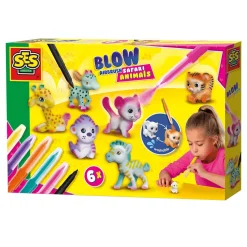 SES Blow Airbrush Pens - Safari Dieren, 6st. Sale