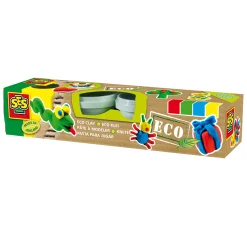 SES ECO Klei - 4 Kleipotjes Hot