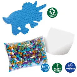 SES Green Beedz - Strijkkralenset Triceratops Dino New