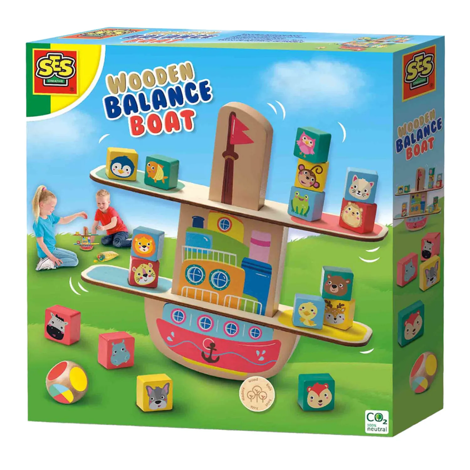 SES Houten Balans Boot Hot