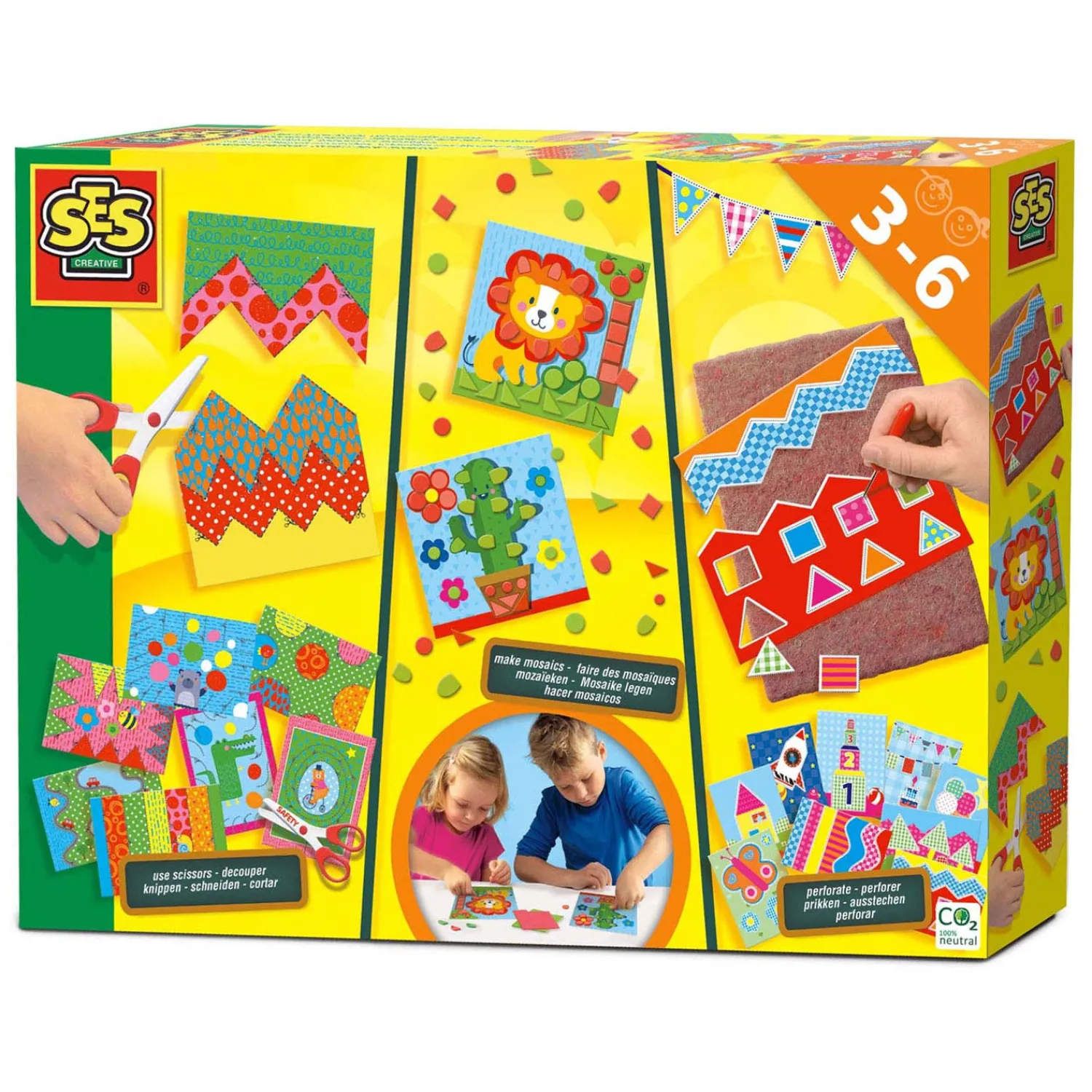 Ik Leer Knippen, Mozaïeken en Prikken-SES Discount