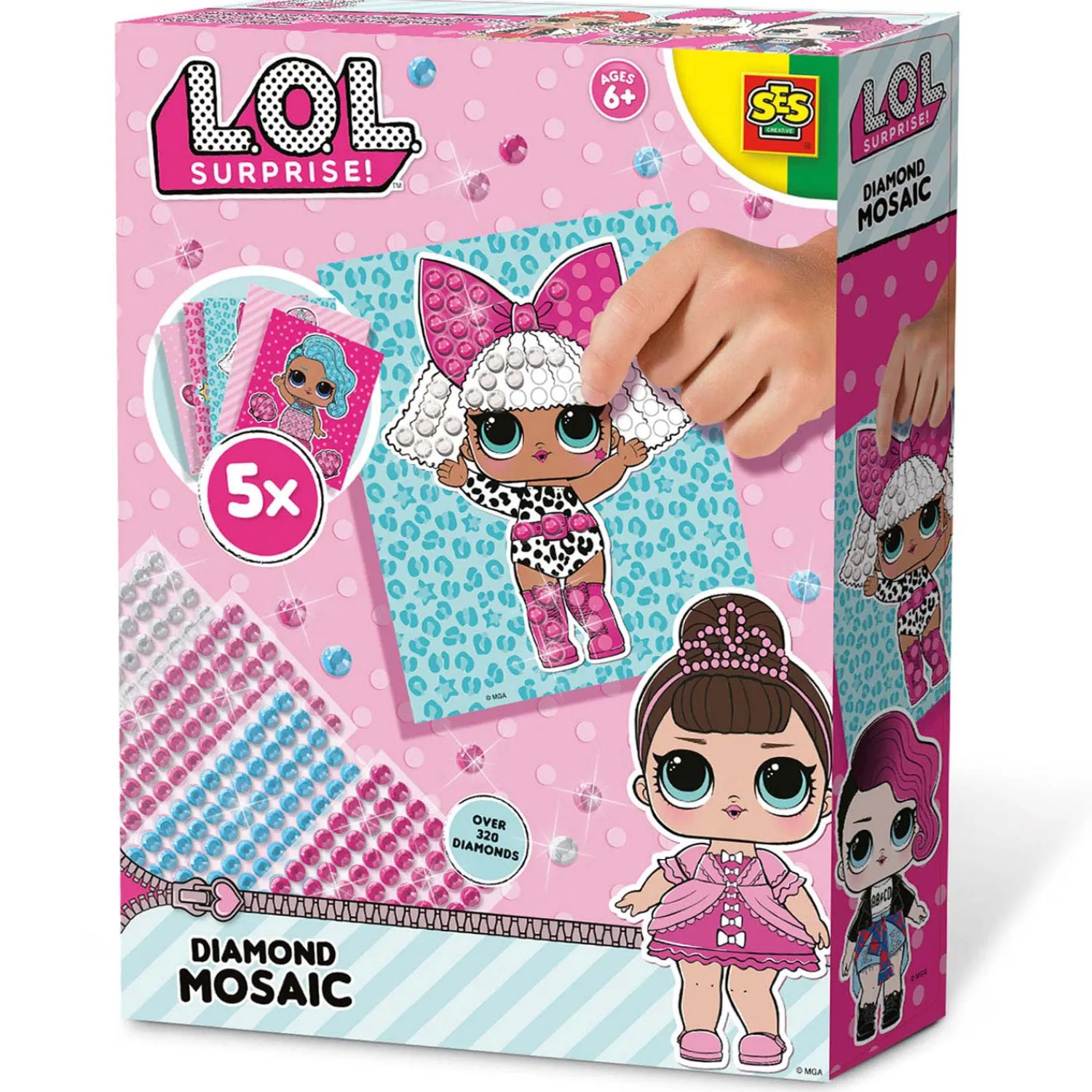 SES Mozaiek Diamantjes>L.O.L. Hot