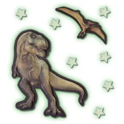 Mega Glowing T-Rex World Muurstickers><noscript><img width=