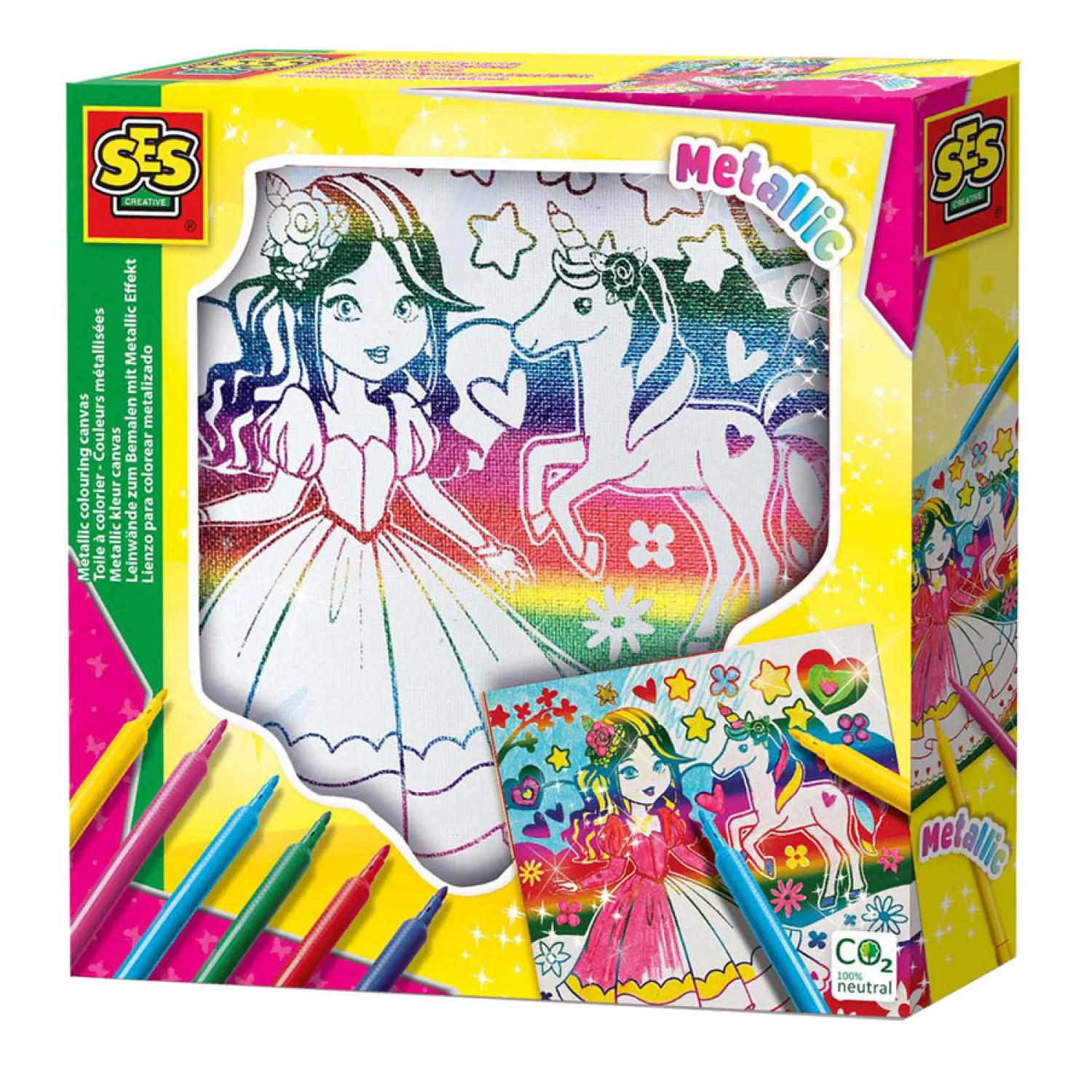 SES Metallic Kleur Canvas Sale